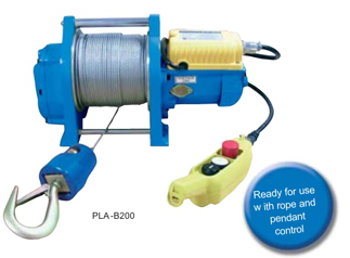普兰尼特小型PLA-B电动钢丝绳绞车